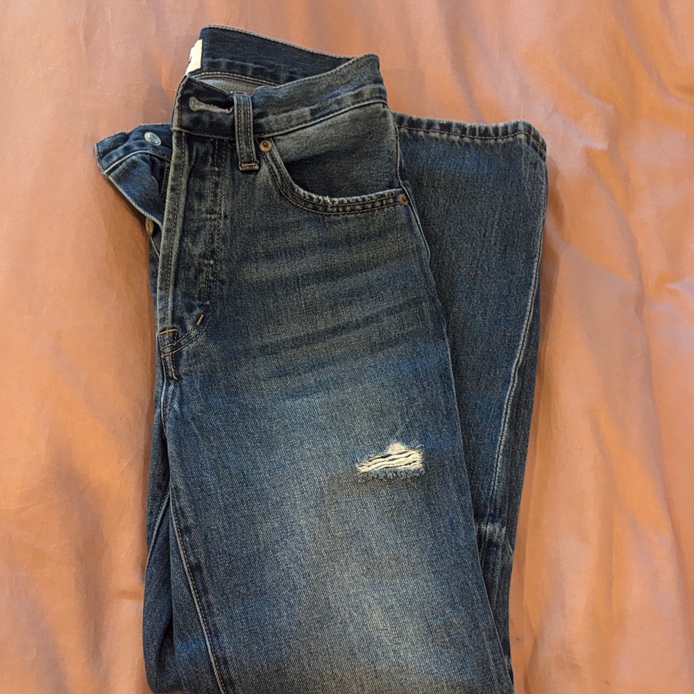 Pistola Dark Wash Distressed Jeans